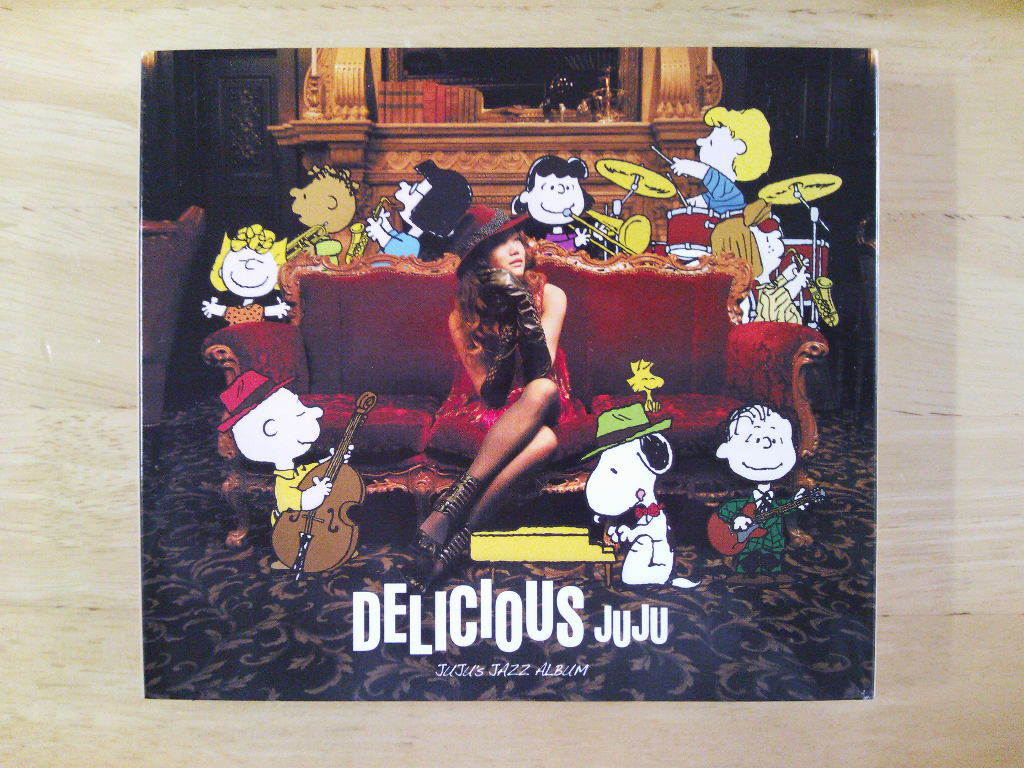 スヌーピーとJUJUの初コラボアルバム「DELICIOUS」！初回限定盤はDVDもついてるから彼氏とDVD鑑賞におすすめ☆