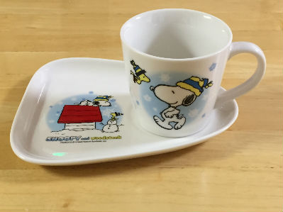 非売品 スヌーピーの食器セット ケンタッキーとコラボした冬のスヌーピーとウッドストックだよっ スヌーピー大好き女子が集めたスヌーピー 最新情報お届けするよ