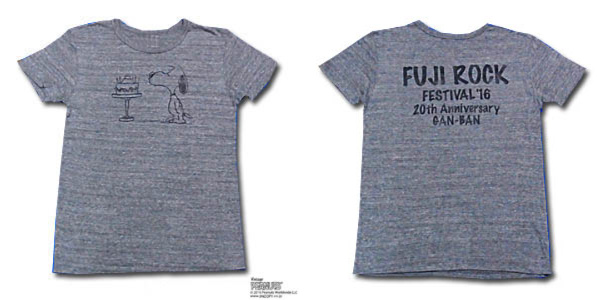 スヌーピーTシャツフジロック2016コラボ3