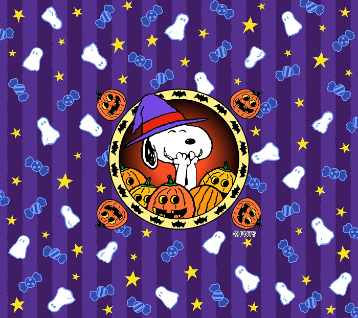 スヌーピーの壁紙でハロウィン画像を集めたよ☆お菓子やかぼちゃ柄 