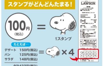 スヌーピーローソン2018コラボバスタオルサラダボウルアイスお菓子くじ4