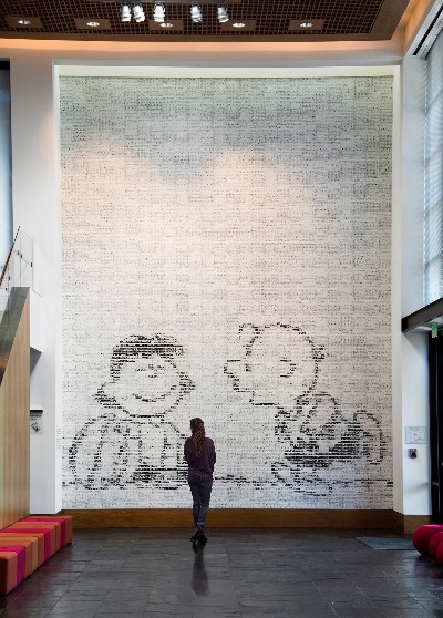 スヌーピーアメリカシュルツ美術館ミュージアム聖地ピーナッツコミックアート1