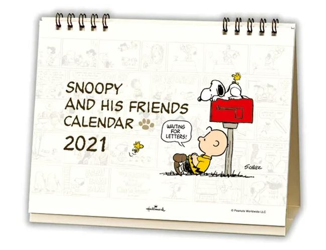 スヌーピー卓上カレンダー2021年ビーグルスカウトピーナッツかわいい楽天2