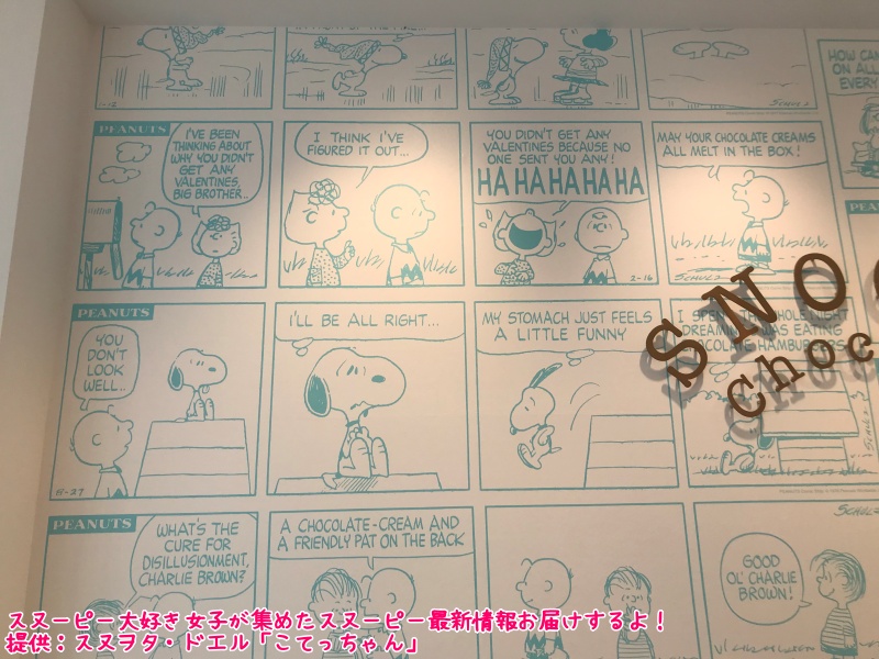 スヌーピーショコラ京都清水坂店チョコレート4テーマ6種類コミック柄87
