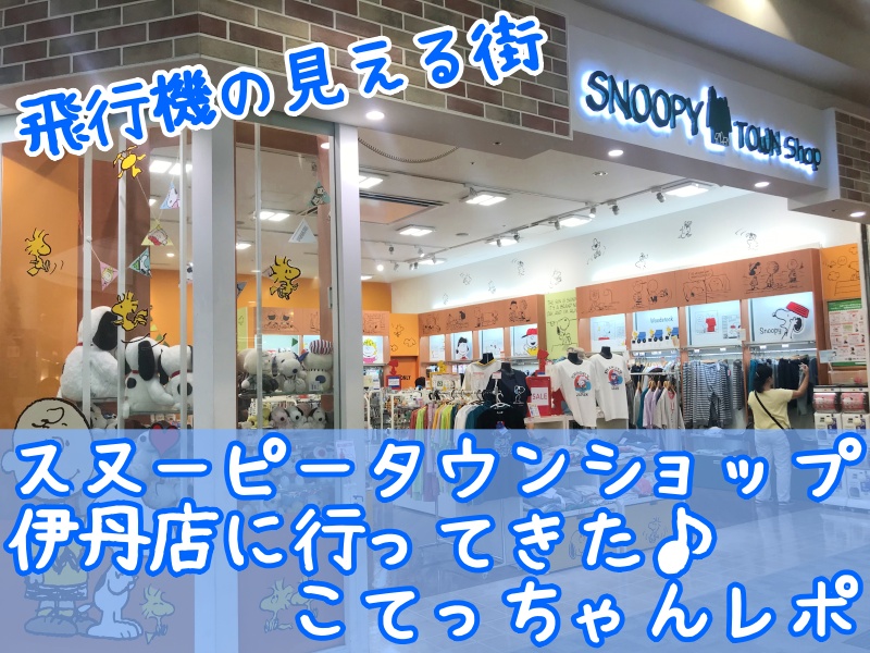 スヌーピータウンショップ伊丹店兵庫空港飛行機の見える街95