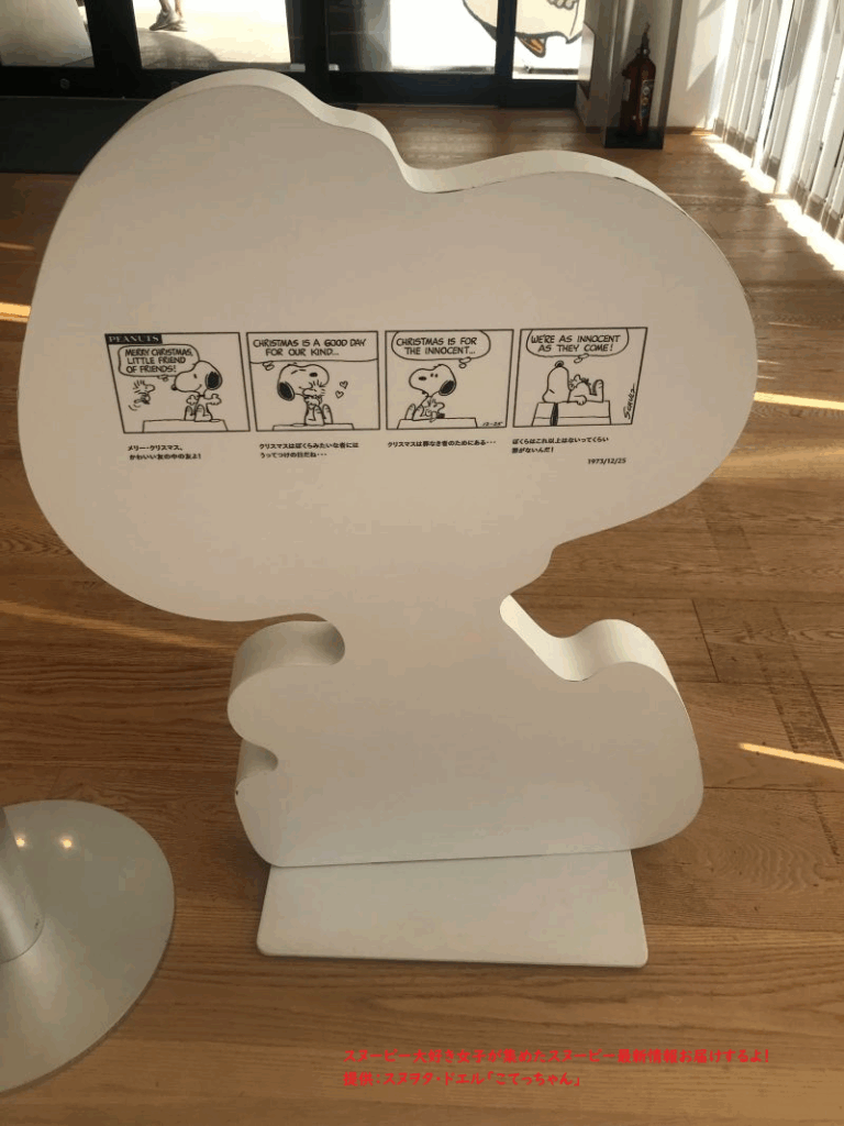 スヌーピーのシルエット裏側3