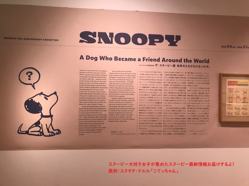 ザ・スヌーピー展の概要
