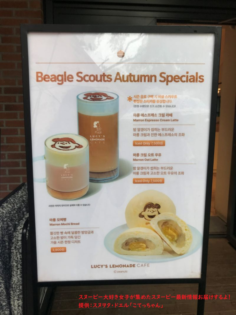 ルーシーのレモネードカフェ・メニュー2