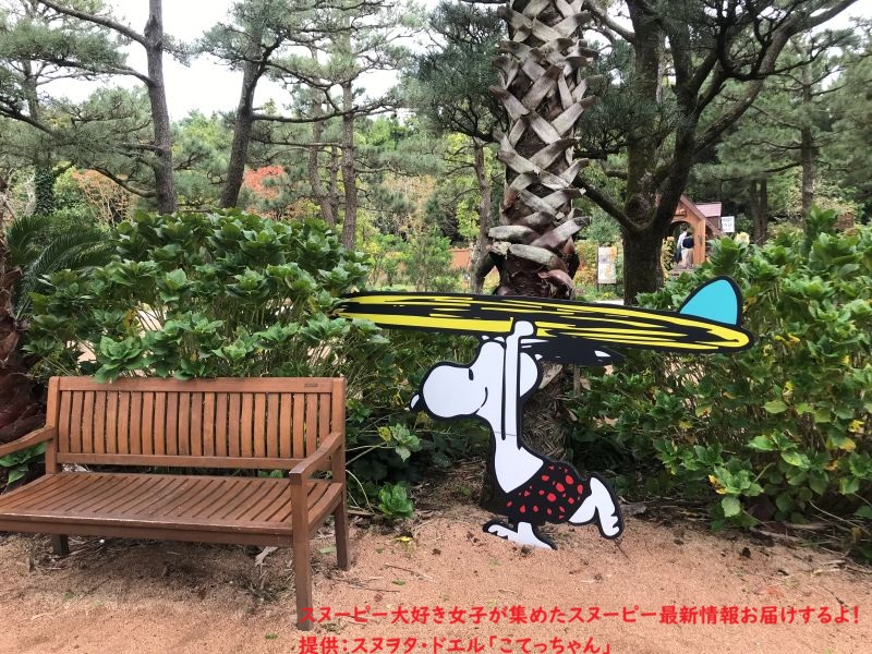 スヌーピーガーデン・スヌーピーとサーフィン