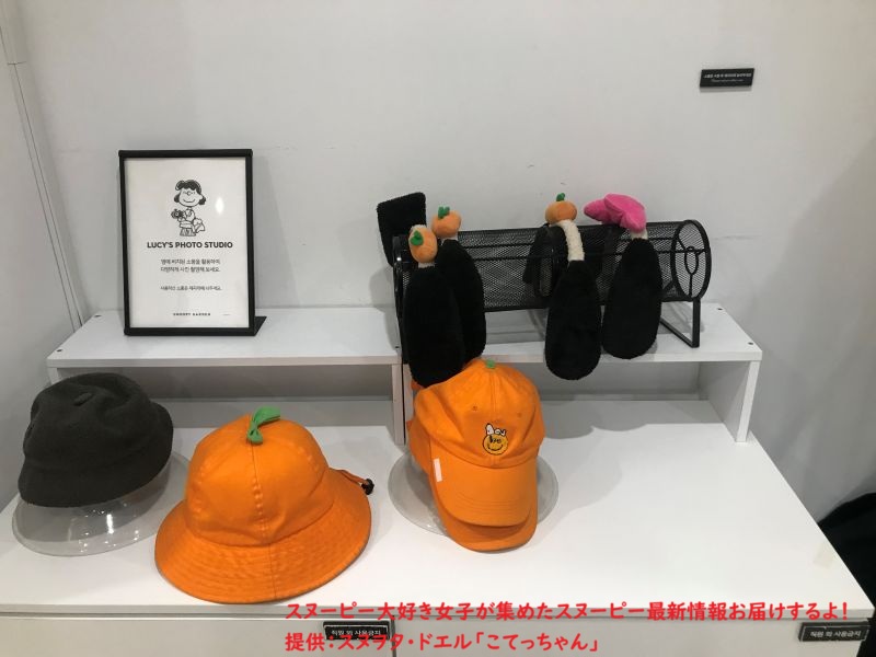 スヌーピーガーデン・ガーデニングスクール・ルーシーのフォトスタジオの帽子