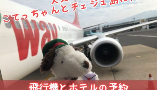 済州のスヌーピーガーデンへ行こう！飛行機＆ホテル編